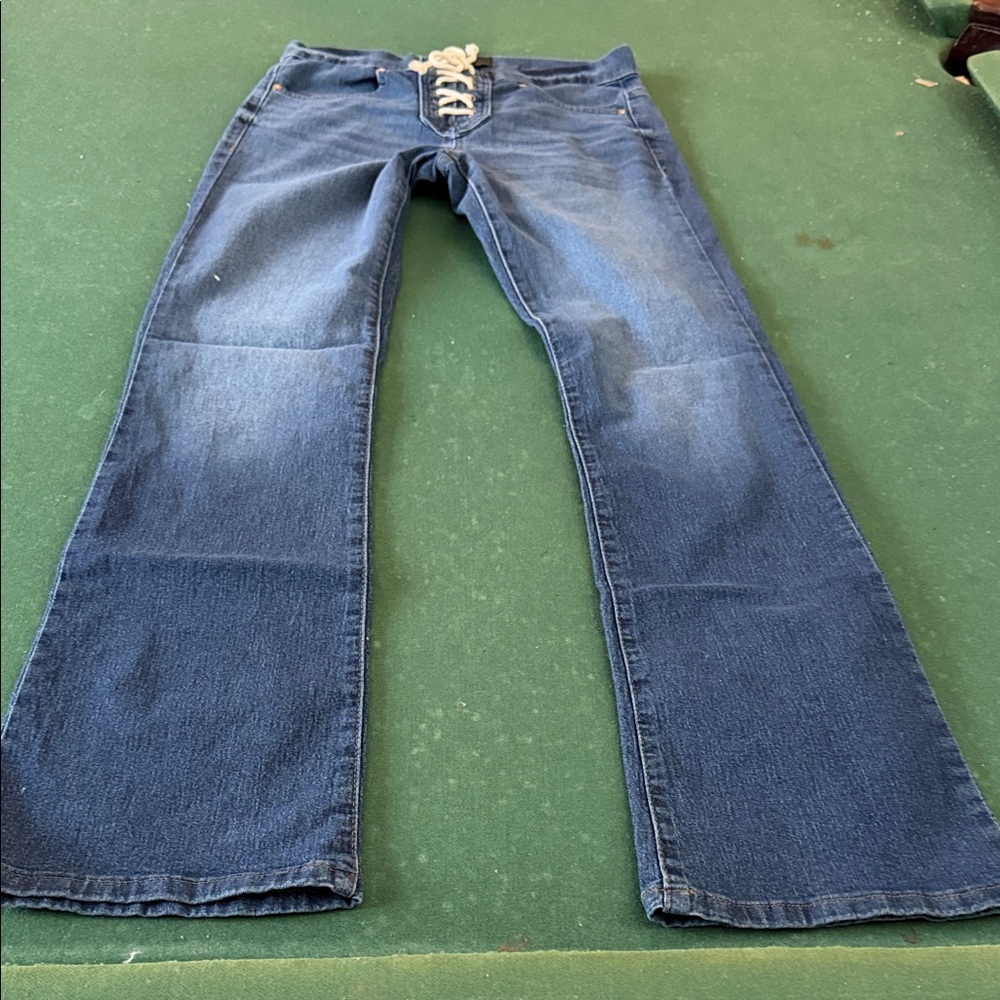 NOBO Dark Blue Flare‎ Jeans.  CAJA. # 7
